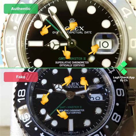 fake vs real rolex gmt|are rolex watches real.